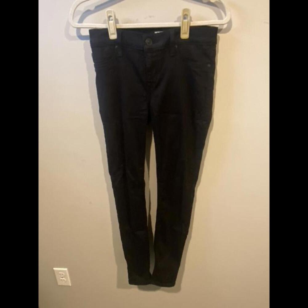 Hudson Krista Super Skinny Black Jeans- size 26, EUC